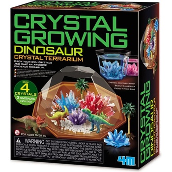 Image 1 of 4M Научен комплект 4M - Кристален терариум с динозаври (4m-03926)