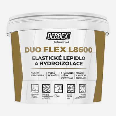 Den Braven Expert Duo Flex L8600 Elastické lepidlo a hydroizolácia 5kg