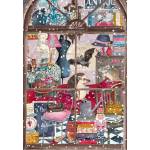 Pieces & Peace - Puzzle Christmas Bookshop - 1 000 piese - puzzlemania - 38,14 лв