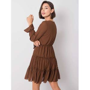 Italy Moda Дамска ежедневна рокля модел 12310.61P Italy Moda цвят кафяв