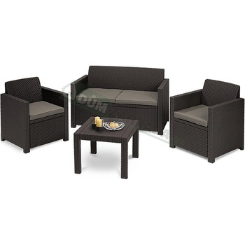 Allibert Alabama Set hnedá