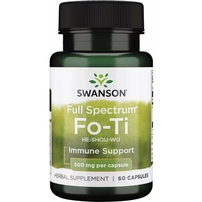 Swanson Fo-Ti He-Shou-Wu Rdesno mnohokveté 500 mg 60 kapsúl
