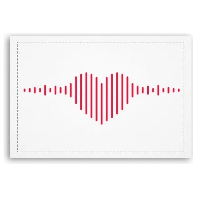 Fotoobraz 90x60 cm střední Love