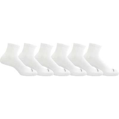 Firetrap Мъжки чорапи Firetrap 6Pk Qtr Sock Mens - White