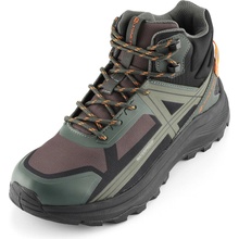 Alpine Pro Arles Mid pánska outdoorová obuv khaki čierna