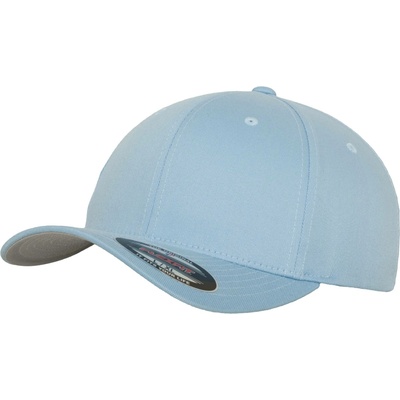 6 panelová vlněná česaná Flexfit 6277 slant blue/white