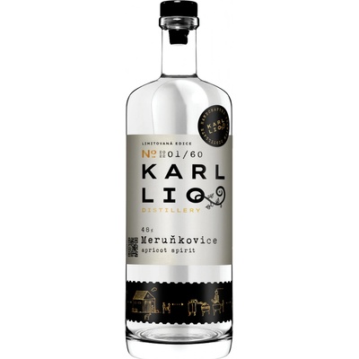 Karl LIQ Meruňkovice 48% 0,5 l (holá láhev)