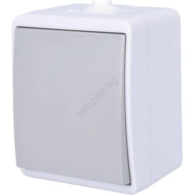 Solight 5B303 - Еднополюсен превключвател за влажна среда IP54 (SL1064)