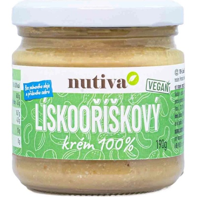 Nutiva Lieskovoorieškový krém 190 g