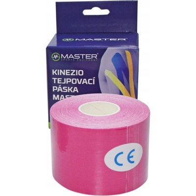 Master Kineziologická páska ružová 5 cm x 5 m