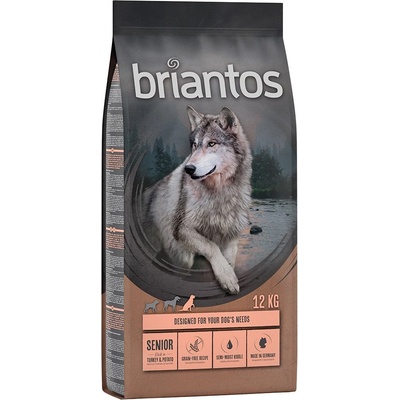 Briantos Senior morčacie so zemiakmi BEZ OBILNÍN 2 x 12 kg