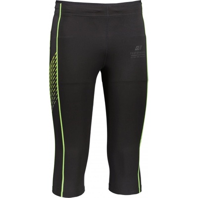 Alpine Pro pánské 3/4 kalhoty KOLAC MPAX493 černozelená – Hledejceny.cz