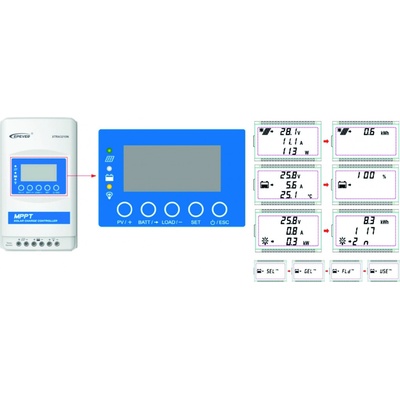 EPsolar 150VDC / 40A 12/24/48V s LCD
