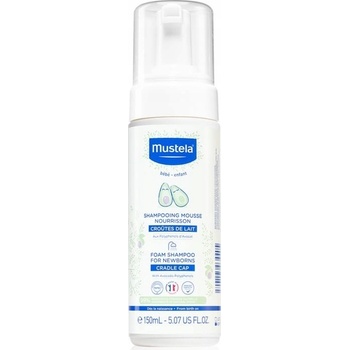 Mustela Bébé dětský šampon na mléčné krusty 150 ml