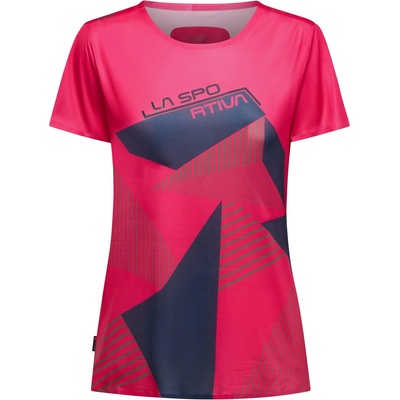La Sportiva Дамска тениска La Sportiva Women's Comp T-Shirt Sport shirt - Azalea / Night Sky - размер XS (916-3497-0411)
