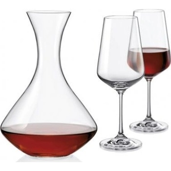 BOHEMIA SANDRA karafa 1,5 l + 2 x 450 ml