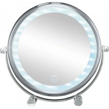 Kleine Wolke 5886124886 kosmetické zrcátko zvětšovací LED Bright Mirror Shorty chrom