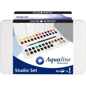 Image 1 of Daler-Rowney Aquafine Комплект акварелни бои 48 бр (131900201)