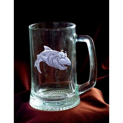 Rytiskla cz rybářské legrácky 02 pro rybáře půllitr dresden 500 ml