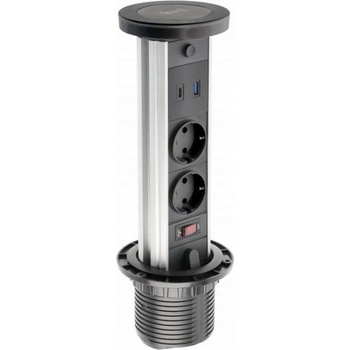 GTV 2 Plug + 2 USB 1,5 m Switch (AE-BPW2SCAM-20)