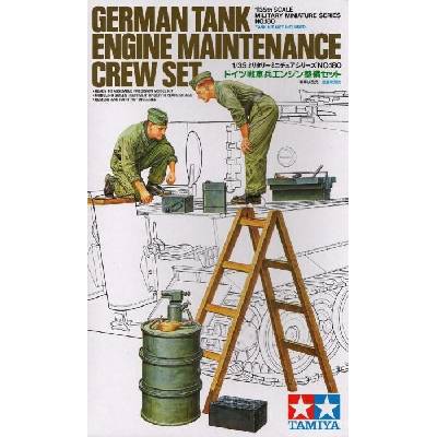 Tamiya German Tank Engine Maintenance Crew Set WWII 1:35
