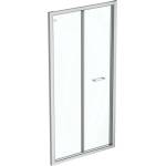 Ideal Standard Connect 2 - Сгъваеми врати за душ 90 см, сребристо-бляскаво/прозрачно стъкло K9287EO (K9287EO)