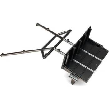 Traxxas задна част на шасито черно хромирана