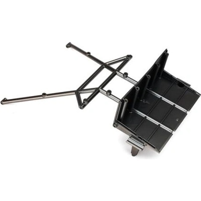 Traxxas задна част на шасито черно хромирана