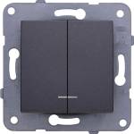 Panasonic КАРЕ ПЛЮС ДВОЕН КЛЮЧ СВЕТЕЩ МЕХ. Т. СИВ (wktt00102dg-eu2)
