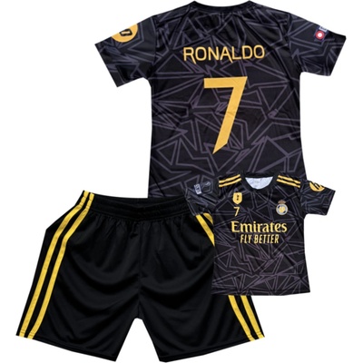 Numberoplus Dětský Fotbalový dres Komplet Real Madrid AWAY - Cristiano Ronaldo CR7 – Zboží Dáma
