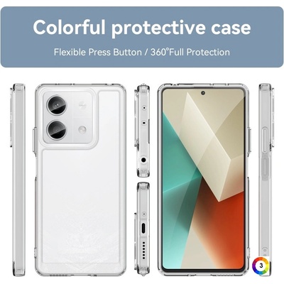 Xiaomi Poco X6 Neo 5G Удароустойчив TPU Калъф и Протектор