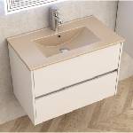 InterCeramic Шкаф за баня InterCeramic ICP 7955 + МИВКА ICC 8066BG Бежов MAT (ICP 7955 + МИВКА ICC 8066BG БЕЖОВ MAT)