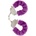 ToyJoy Furry Fun Cuffs Purple