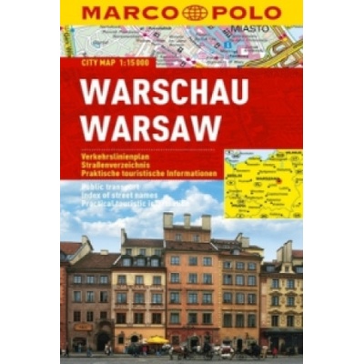 MARCO POLO Cityplan Warschau 1:15 000. Warsaw
