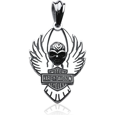BM Jewellery Přívěsek HARLEY DAVIDSON z chirurgické oceli S312080