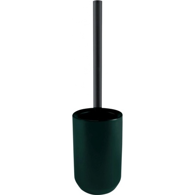 Spirella WC štětka JARO s tmavě zelenou keramickou nádobou 10 29455