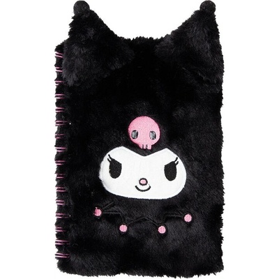 Paladone Тефтер Paladone Animation: Sanrio - Kuromi (Fluffy), A5 (108783)