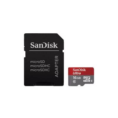 SANDISK Micro SD card SDHC 16GB Ultra Android Class 10 SanDisk 102004