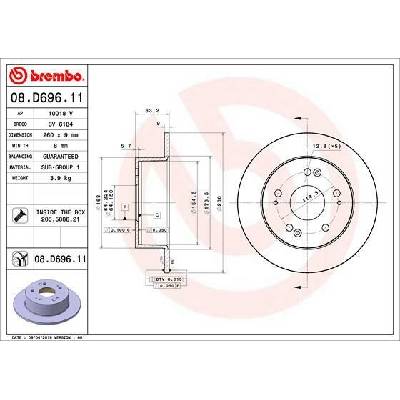 BREMBO 08.D696.11