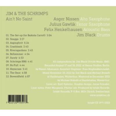 JIM BLACK & THE SCHRIMPS - Aint No Saint CD