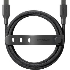 PanzerGlass Кабел PanzerGlass - Data Racing, USB-C/USB-C, 2 m, Space Black (5715685027673)