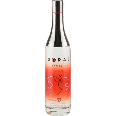 Goral Master Cranberry 40% 0,7 l (čistá fľaša)