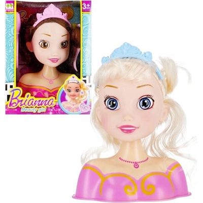 CreativeToys Hlava bábiky na česanie styling set pre deti