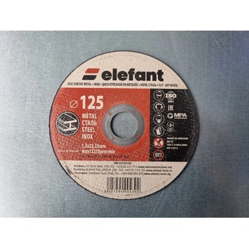 Image 1 of PRO-CRAFT Диск за рязане на метал o125х1.2мм ; 9638 elefant