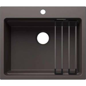 BLANCO Etagon 6 - Мивка от Silgranit, 60x51 см, с аксесоари, цвят „сива скала 527750 (527750) Мивка за вграждане