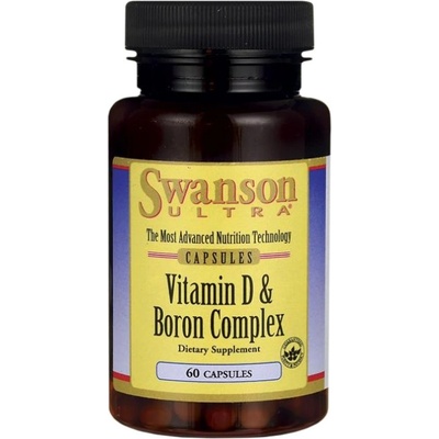 Swanson Vitamin D and Boron [60 капсули]