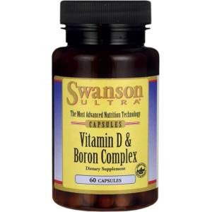 Swanson Vitamin D and Boron [60 капсули]