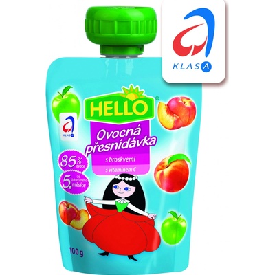Hello ovocná kapsička s Broskvemi 100 g