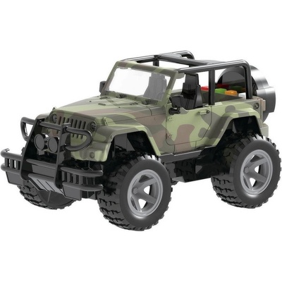 MaDe Auto Vojenské auto JEEP české zvuky a světlo
