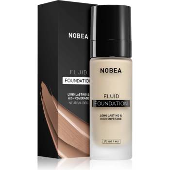 NOBEA Day-to-Day Fluid Foundation дълготраен фон дьо тен цвят 05 Neutral beige 28ml